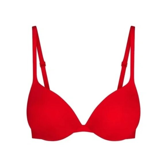 NWT SKIMS ULTIMATE PUSH UP PLUNGE BRA CAYENNE - 36DDD - Picture 2 of 3